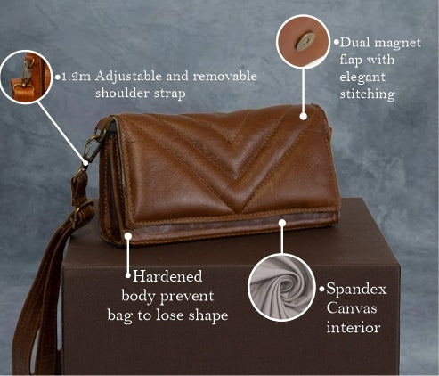 Excel - Ladies Lth Talita Bag