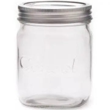 Glass - 500ml Preserve Jar Ring & Dome