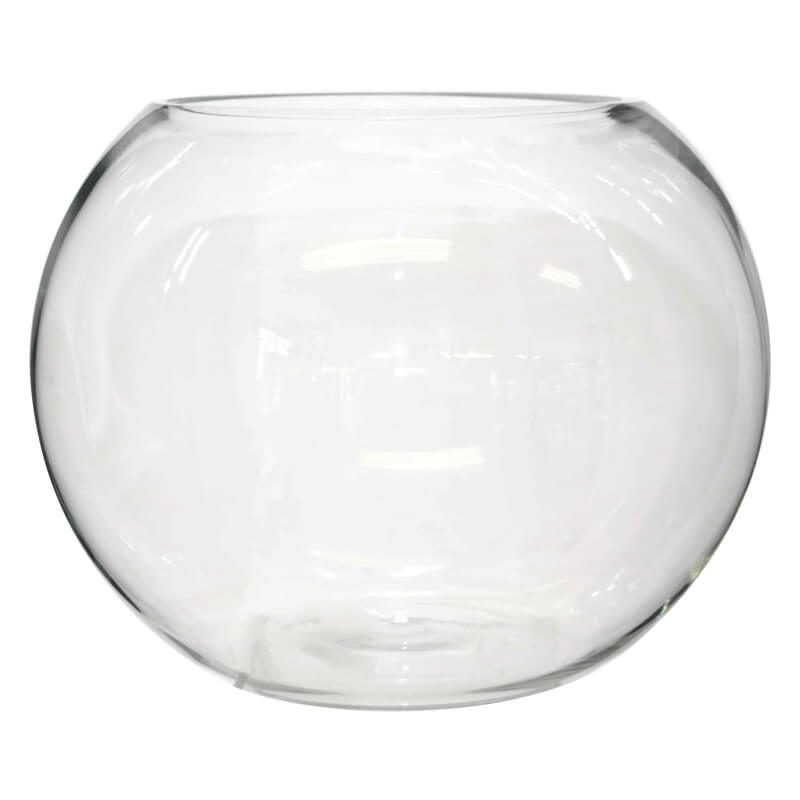 Glass - Bubble Ball Vase 22x28cm 9lt 17.5
