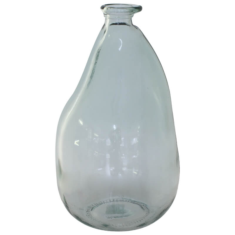 Glass - Recycled Vase - Clear 36cm