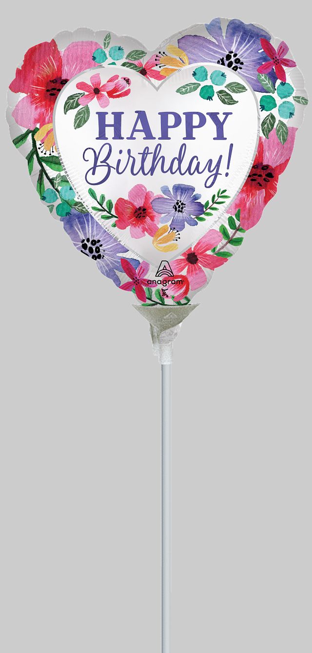 Balloon - 9:HB Painted Flowers