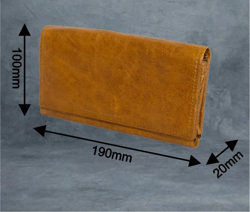 Excel - Ladies Lth Wallet with Zip Hillary RFID