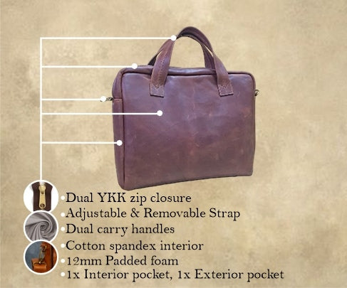 Excel - Marilize Lth Laptop Bag