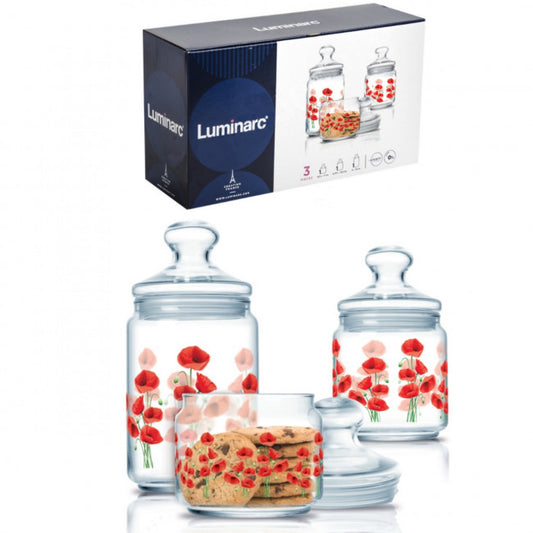 Glass - Hypnosis Jar - 3pc - Luminarc