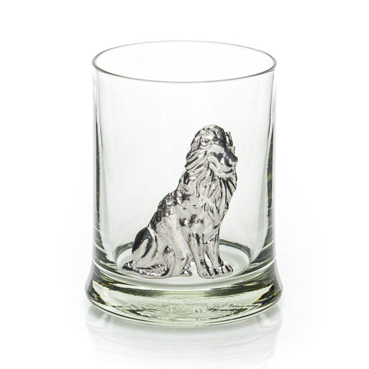 Ngw - C-083-P - Lion Whiskey Tumbler Pewter
