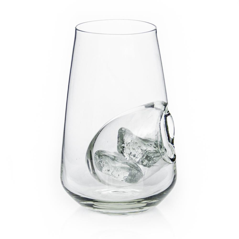 Ngw - VU7-T-BL - Vulindlela Beer Glass, with ice b