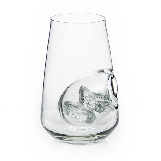 Ngw - VU7-T-BL - Vulindlela Beer Glass, with ice b