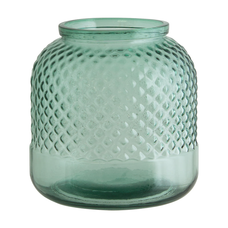 Glass - Light Green Vase 19cm