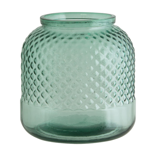 Glass - Light Green Vase 19cm