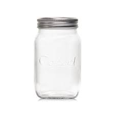 Glass - 1l Preserve Jar Ring & Dome