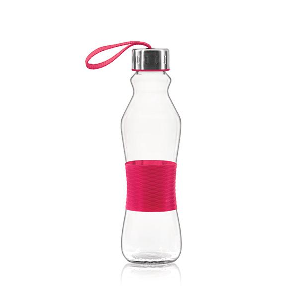 Glass - Bottle - Grip & Go With Handle