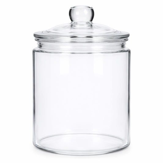 Glass - Canister - Round Glass & Lid, 4lt