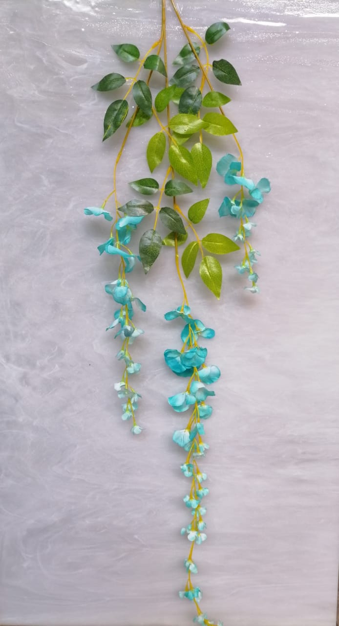 Flower P - Blue & Pink Hanging