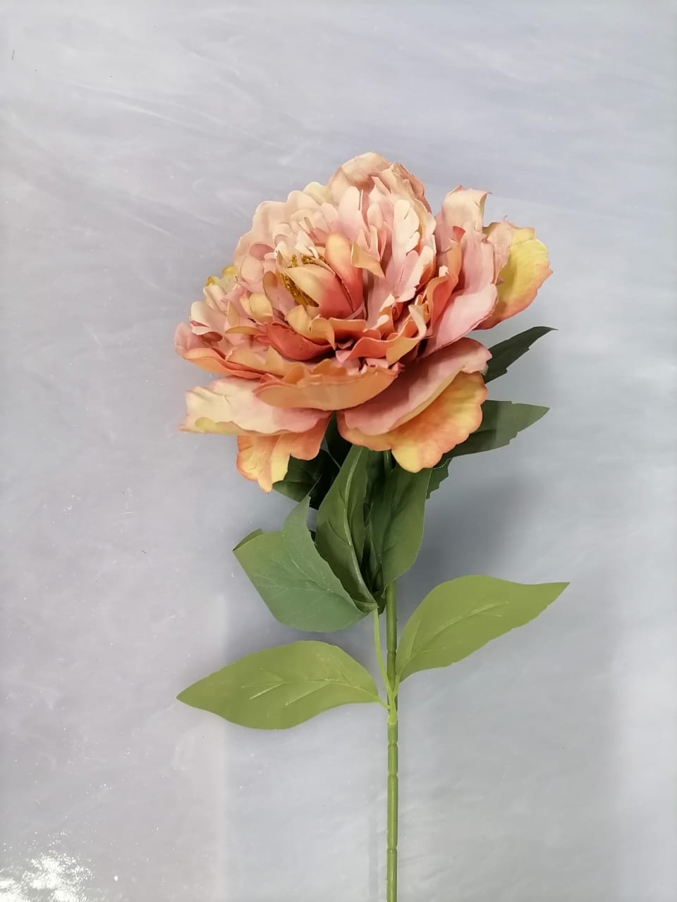 Flower P - Big dusk pink & red