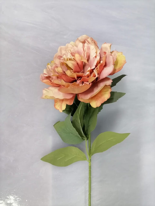 Flower P - Big dusk pink & red