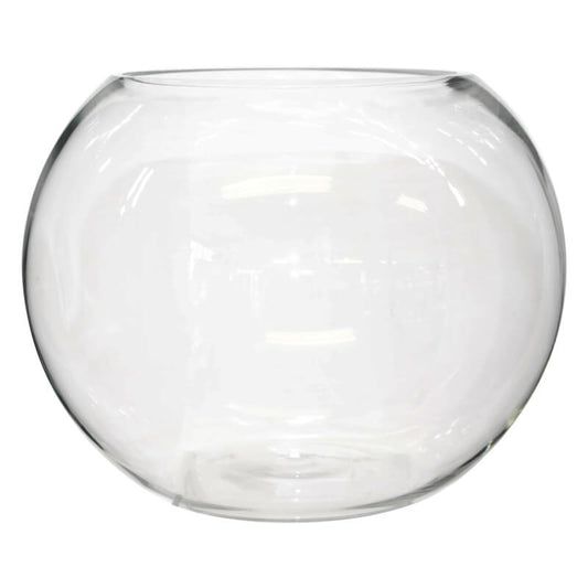 Glass - Bubble Ball Vase 22x28cm 9lt 17.5