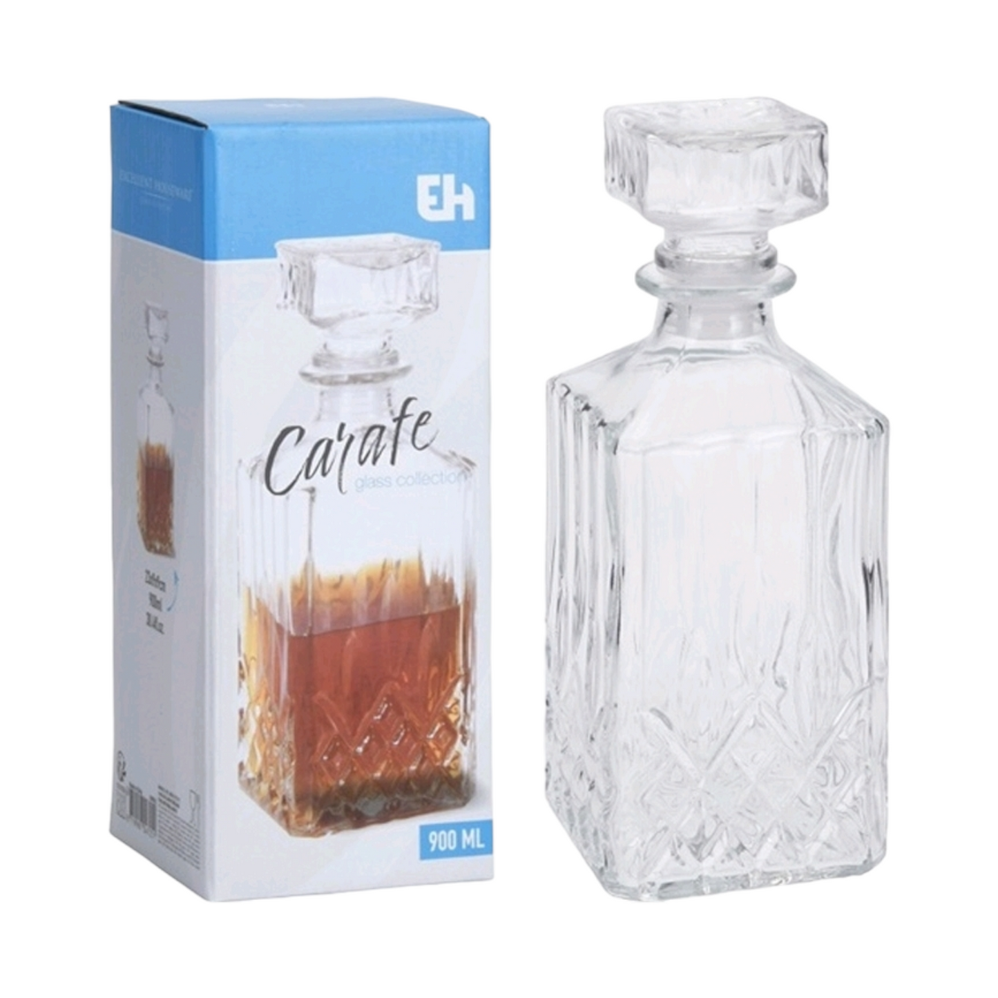 Glass - Decanter With Lid 900ml - Caraffe