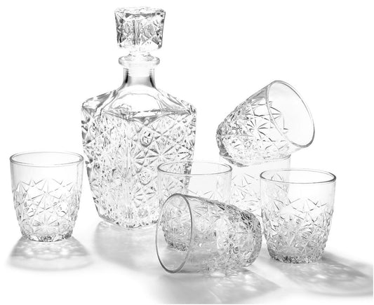 Glass - 7pc Whiskey Set - Bormioli Rocco