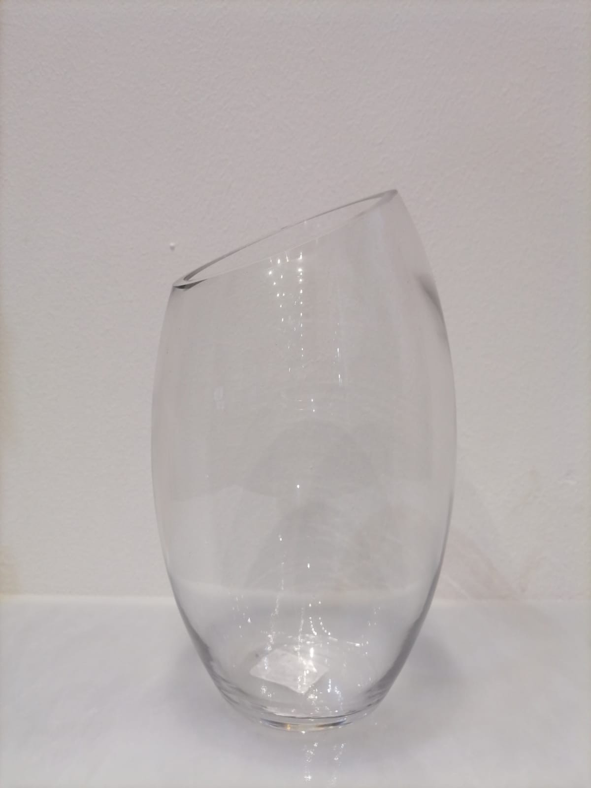 Glass - Slanted Top Vase 25cm