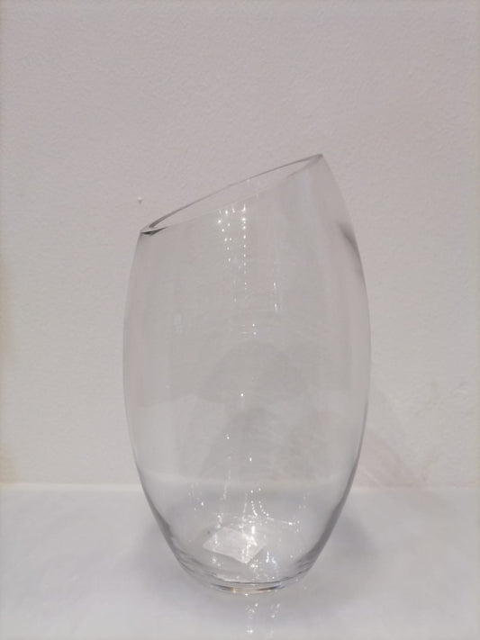 Glass - Slanted Top Vase 25cm