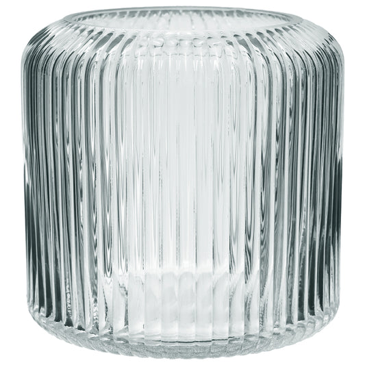 Glass - Line Vase 15cm Clear