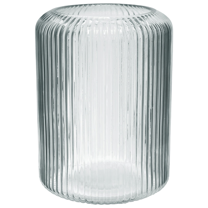 Glass - Line Vase 20cm Clear