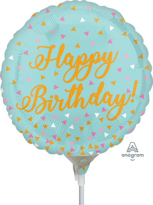 Balloon - 9:Woo Hoo Birthday - Light Blue
