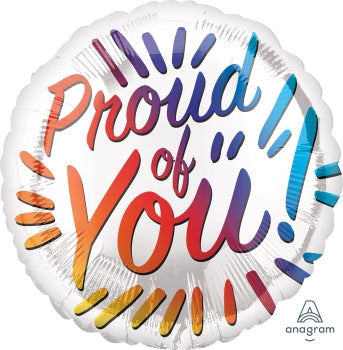 Balloon - 18:Proud of You Rainbow Letters