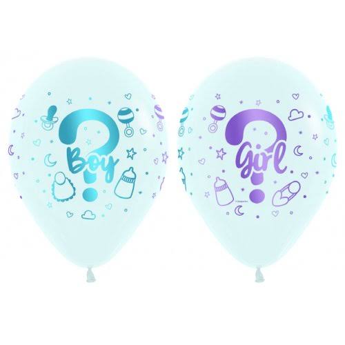 Balloon - 12: Guess Girl or Boy Metal ink