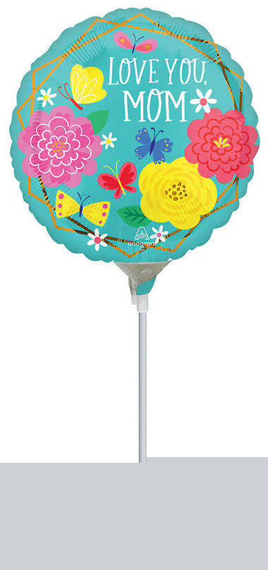 Balloon - 9:Mom Pretty Flowers & Butterflies