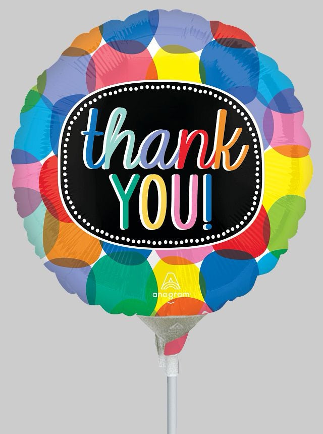 Balloon - 9:Thank You - Blue - Fun Type