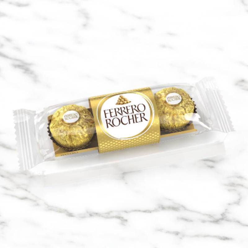 Choc - Ferrero Rocher 3pcs Hazelnut Milk
